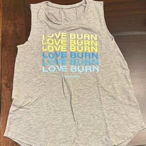 Burn boot camp “love burn” tank